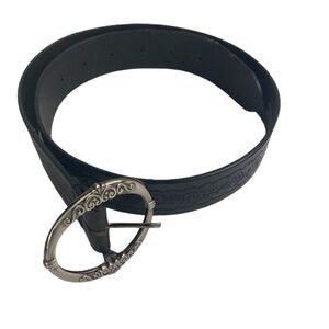 Tristan | Geniune leather black belt